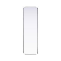 Contour Metal Rectangle Mirror 18x60 in Silver