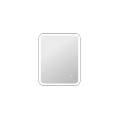 30 Inch Rectangle LED Front and Backlit Wall Mirror in Silver