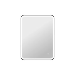 40 Inch Rectangle LED Front and Backlit Wall Mirror in Black
