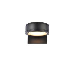 Raine Integrated LED wall sconce in black
