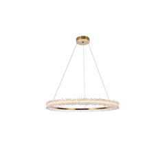 Laurel LED 34 inch Gold pendant