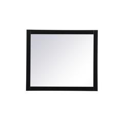 Aqua vanity mirror 42x36 inch in black