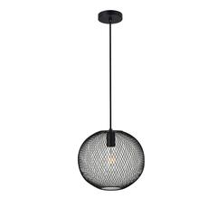 Keller 1 Light Black Pendant