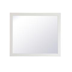 Aqua rectangle vanity mirror 42 inch in White