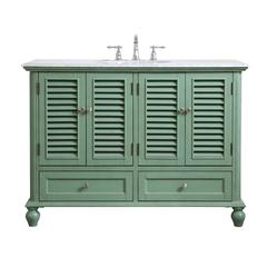 48 inch Single Bathroom Vanity in Vintage Mint