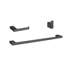 Sofia 3-Piece Bathroom Hardware Set in Matte Black
