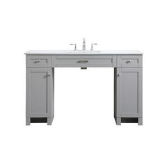 54 Inch ADA Compliant Bathroom Vanity In Grey