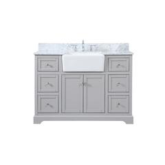 48 inch Single bathroom vanity in grey
