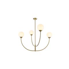 Nyomi 42 inch chandelier in Satin Gold