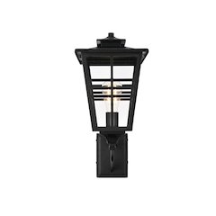 Macon 8.5 Inch Outdoor Wall Sconce In Black