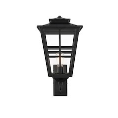 Macon 12 Inch Outdoor Wall Sconce In Black