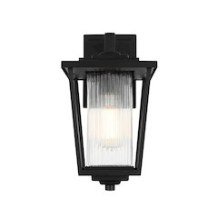 York 7 inch Outdoor Pendant in Black