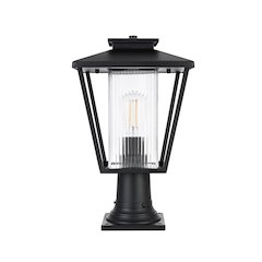 Gaul 7 inch Outdoor Pendant in Black
