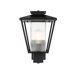 Gaul 7 inch Outdoor Pendant in Black