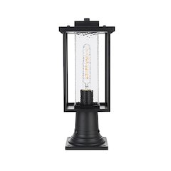 Philip 7 inch Outdoor Pendant in Black
