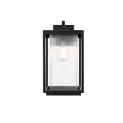 Ludlow 8 Inch Outdoor Wall Sconce In Black