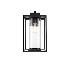 Memphis 8.5 Inch Outdoor Wall Sconce In Black
