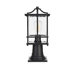 Miller 7 inch Outdoor Pendant in Black