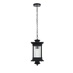 Collins 7 inch Outdoor Pendant in Black