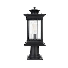 Collins 7 inch Outdoor Pendant in Black