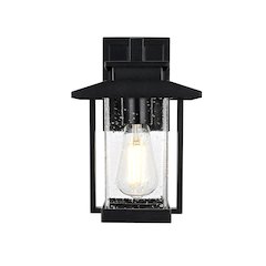 Tioga 7 inch Outdoor Pendant in Black
