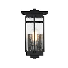 Livingston 7 inch Outdoor Pendant in Black