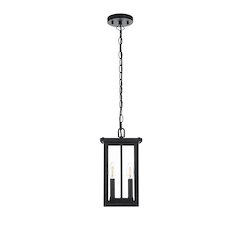 Venango 7 inch Outdoor Pendant in Black