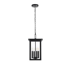 Sheridan 7 inch Outdoor Pendant in Black