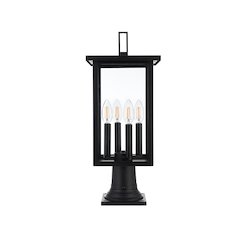 Sheridan 7 inch Outdoor Pendant in Black
