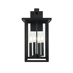 Sheridan 7 inch Outdoor Pendant in Black