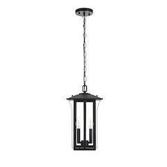 Thayer 7 inch Outdoor Pendant in Black