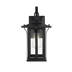Thayer 7 inch Outdoor Pendant in Black