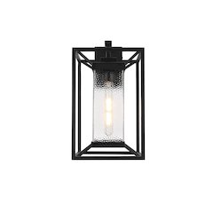 Willington 9.5 Inch Outdoor Wall Sconce In Black