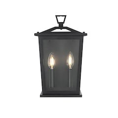 Richmond 7 inch Outdoor Pendant in Black