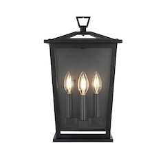 Richmond 7 inch Outdoor Pendant in Black