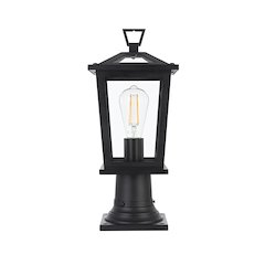 Cayman 7 inch Outdoor Pendant in Black