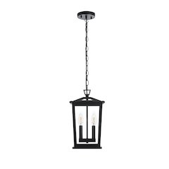 Berks 7 inch Outdoor Pendant in Black