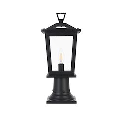 Berks 7 inch Outdoor Pendant in Black