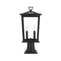 Berks 7 inch Outdoor Pendant in Black
