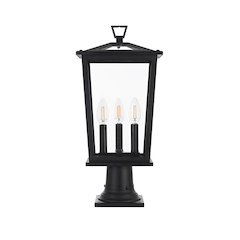 Berks 7 inch Outdoor Pendant in Black
