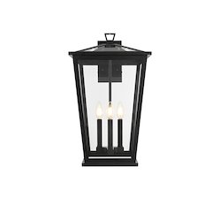 Berks 12.5 Inch Outdoor Wall Sconce In Black