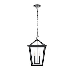 Frankford 7 inch Outdoor Pendant in Black