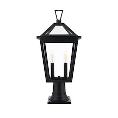 Frankford 7 inch Outdoor Pendant in Black