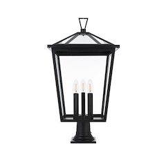 Oxford 7 inch Outdoor Pendant in Black