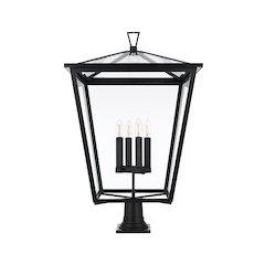 Oxford 7 inch Outdoor Pendant in Black