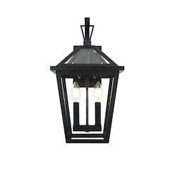 Frankford 7 inch Outdoor Pendant in Black