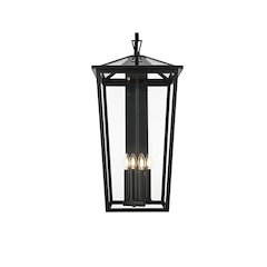 Frankford 16 Inch Outdoor Wall Sconce In Black