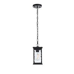 Mascher 7 inch Outdoor Pendant in Black