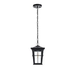 Bodine 7 inch Outdoor Pendant in Black