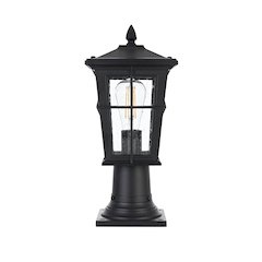 Bodine 7 inch Outdoor Pendant in Black